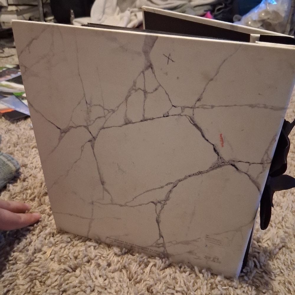 Marble Patterned Photo Album